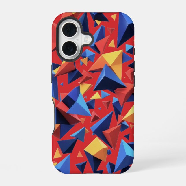 Funda Para iPhone 16 Modern Fragment Grid (Reverso )
