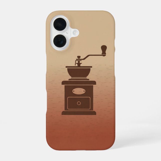 Funda Para iPhone 16 Molino de Café Antiguo (Reverso )