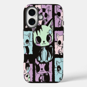 Funda Para iPhone 16 Mona Monada Pastel Gótic Patchwork Gótico Espeluzn