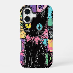 Funda Para iPhone 16 Mona Monada Pastel Gótico Parche Gothic Creepy