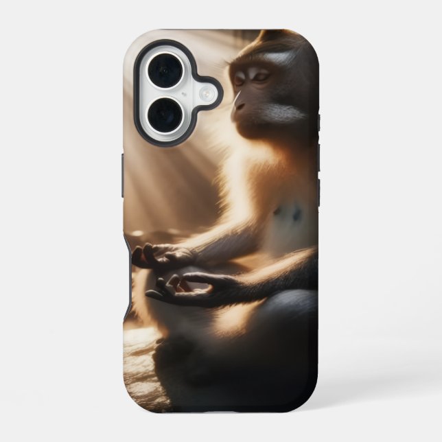 Funda Para iPhone 16 Mono tranquilo (Reverso )