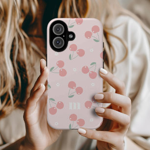 Funda Para iPhone 16 Monograma de nombres personalizados de fragmentos
