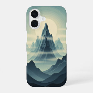 Funda Para iPhone 16 Montañas Brumosas Antiguas