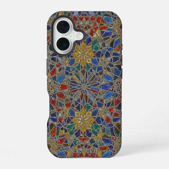 Funda Para iPhone 16 Mosaico 13 (Reverso )