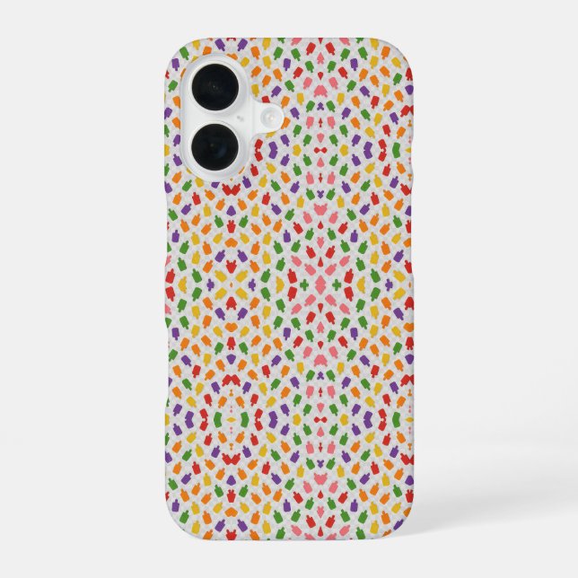 Funda Para iPhone 16 Mosaico de Ice Pop (Reverso )