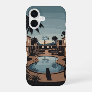 Funda Para iPhone 16 Motel al anochecer