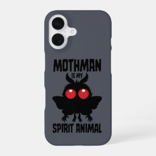 Funda Para iPhone 16 Mothman Es Mi Animal Espiritual Silueta