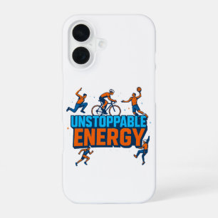 Funda Para iPhone 16 Motivación deportiva festiva - Fondo de pantalla d