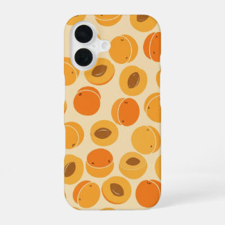 Funda Para iPhone 16 Motivo Vintage con Albaricoques Estilizados