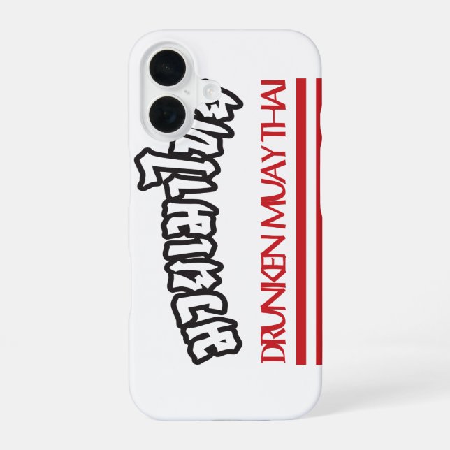 Funda Para iPhone 16 Muay Thai Borracho (Reverso )