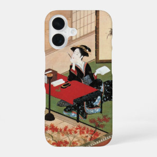Funda Para iPhone 16 Mujer escribiendo una carta, Shunsho