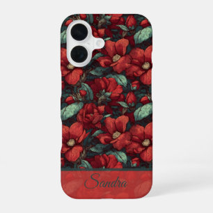 Funda Para iPhone 16 Mujeres Artísticas Regalo Gardenias Nombre de Flor