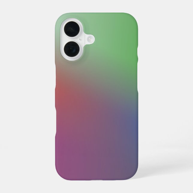 Funda para iPhone 16 multicolor de otoño. (Reverso )