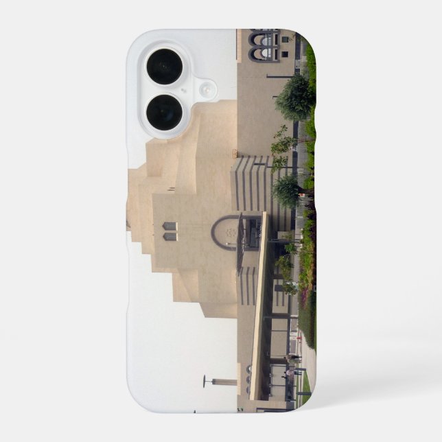 Funda Para iPhone 16 museo islámico de doha (Reverso )