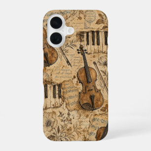 Funda Para iPhone 16 Música Vintage