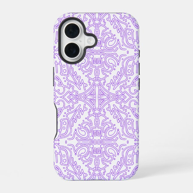 Funda Para iPhone 16 Mystic Nebula Lilac (Reverso )