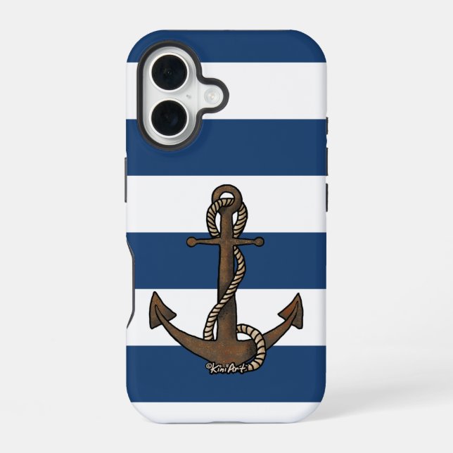 Funda Para iPhone 16 Náutico  (Reverso )