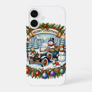 Funda Para iPhone 16 Navidad Festiva País Fiesta