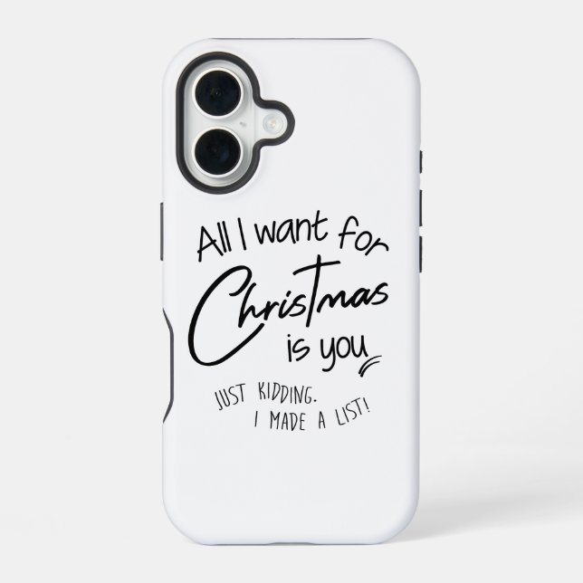 Funda Para iPhone 16 Navidades (Reverso )