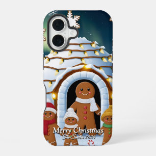 Funda Para iPhone 16 Navidades de Gingerbread Family