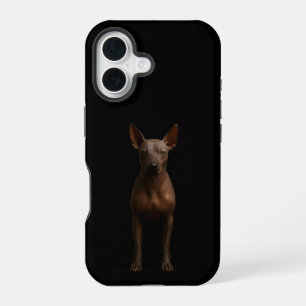 Funda Para iPhone 16 Negro 4 Luxe iPhone 16 Mate, Perro Pila Argentino