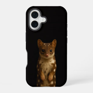 Funda Para iPhone 16 Negro 4 Luxe iPhone 16 Mate, Quoll Dulce
