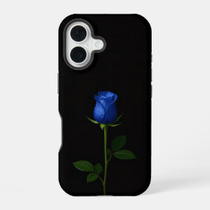 Funda Para iPhone 16 Negro 4 Luxe iPhone 16 Mate, Rosa Azul Medianoche