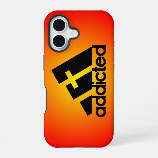 Funda Para iPhone 16 Negro adicto (Reverso )