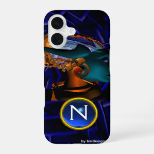 Funda Para iPhone 16 NEMES /HYPER ANDROID,Monograma de ciencia ficción