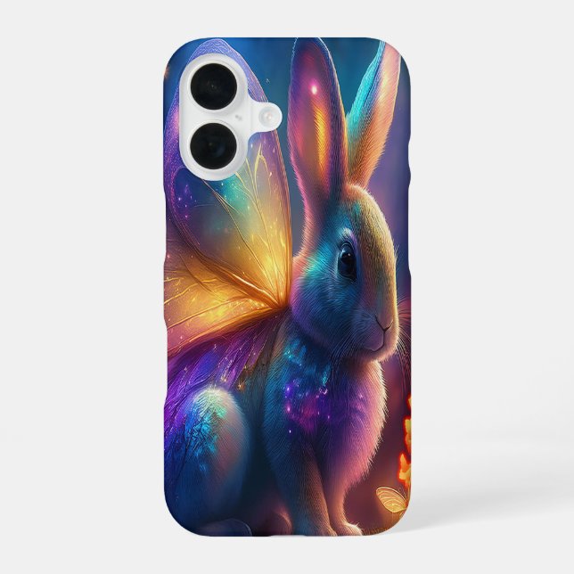 Funda Para iPhone 16 Neon Bunny (Reverso )