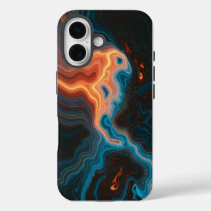 Funda Para iPhone 16 Neon Vortex Abstracto 