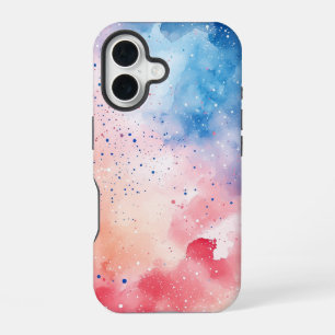 Funda Para iPhone 16 Niebla celeste - Estuche de teléfono acuarela vibr