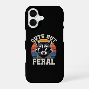 Funda Para iPhone 16 Niños Racoon Tee Cute Pero Feral