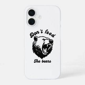 Funda Para iPhone 16 No Alimentar a los Osos