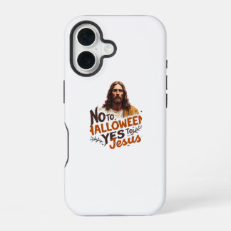 Funda para iPhone 16 No Halloween Sí Jesús