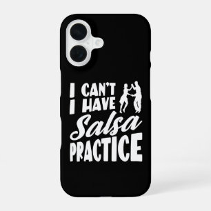 Funda Para iPhone 16 No puedo, tengo práctica de salsa Bailes latinos S