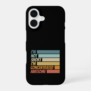 Funda Para iPhone 16 No soy corta, estoy concentrada en lo increíble
