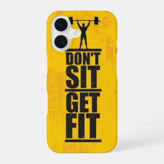 Funda Para iPhone 16 No te sientas, ponte en forma _ estuche de iphone