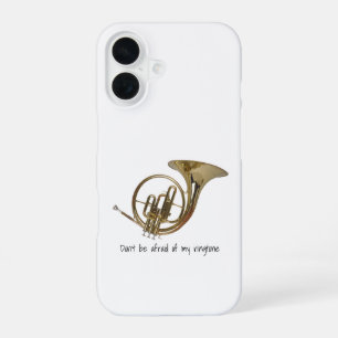 Funda Para iPhone 16 No tengas miedo de mi tono de llamada