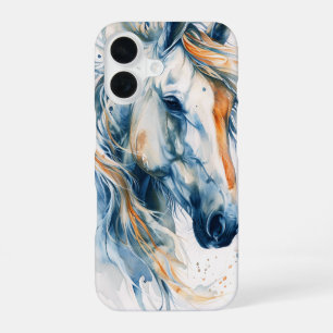 Funda Para iPhone 16 Noble caballo blanco