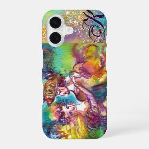 FUNDA PARA iPhone 16 NOCHE DE MÁSCARAS / BAILE DE CARNIVAL MONOGRAMA