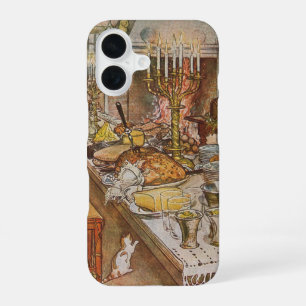 Funda Para iPhone 16 Nochebuena de Carl Larsson, Fiestas Vintage