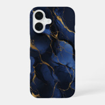 Noir Saphir Lujo Azul Marino Medianoche Mármol Dor
