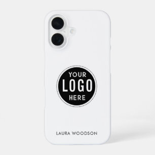 Funda Para iPhone 16 Nombre del logotipo Minimalista simple