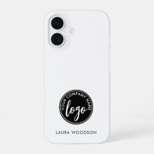 Funda Para iPhone 16 Nombre del logotipo Minimalista simple