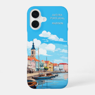 Funda Para iPhone 16 Nombre personalizado Aveiro Portugal