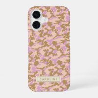 Nombre personalizado Camuflaje Moda de Camo Marrón
