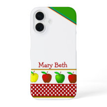 Nombre personalizado de manzanas coloridas del pro