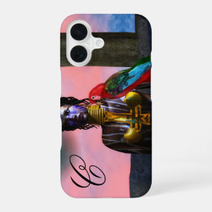 Funda Para iPhone 16 NORA CYBER WARRIOR MONOGRAM Ciencia Ficción