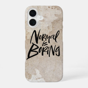 Funda Para iPhone 16 NORMAL ESTÁ ABURRIENDO Láminas de caligrafía Grung